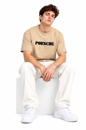 PORSCHE Graphic Oversized Tee