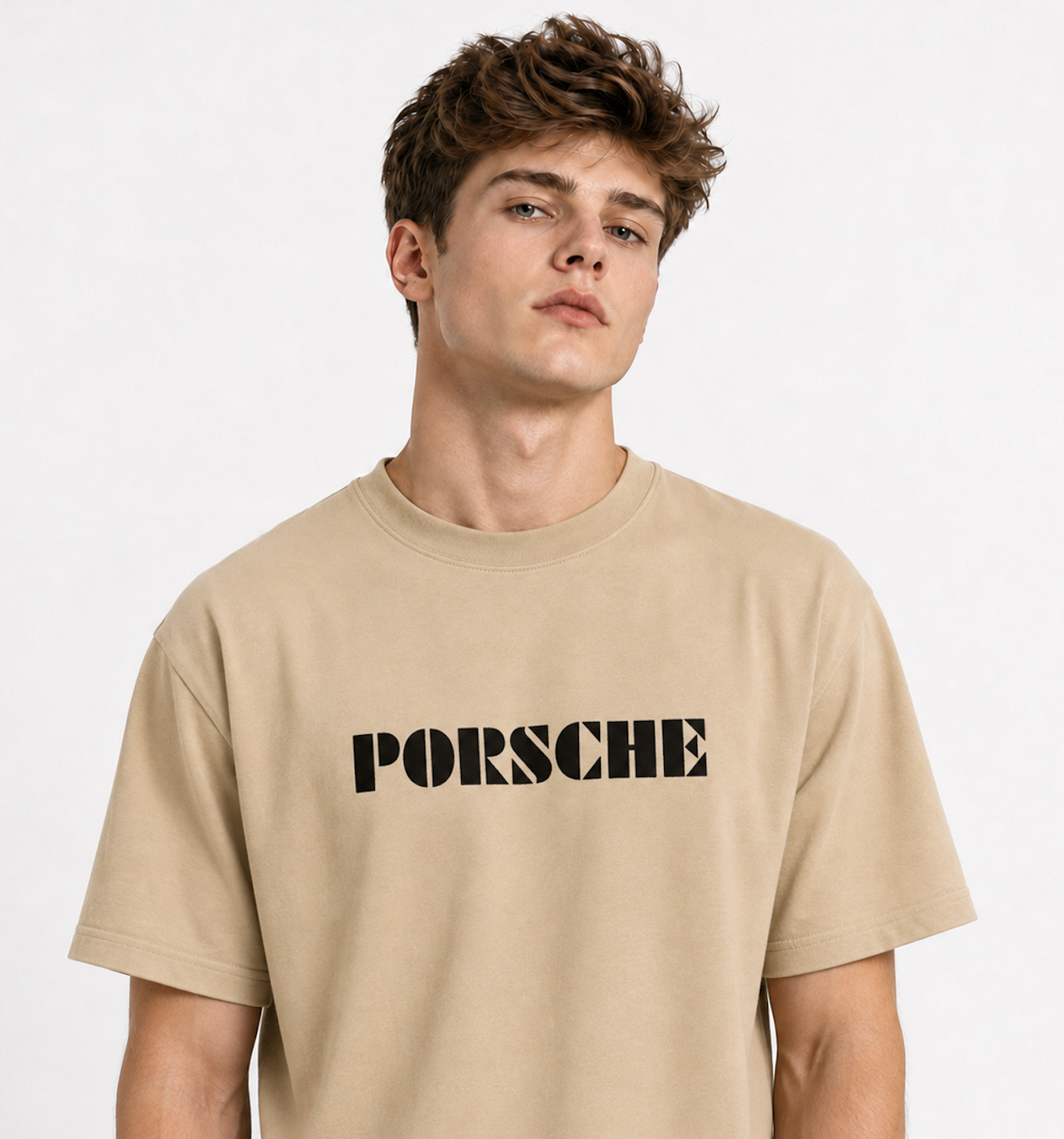 PORSCHE Graphic Oversized Tee 3 PORSCHE Graphic Oversized Tee - Image 3